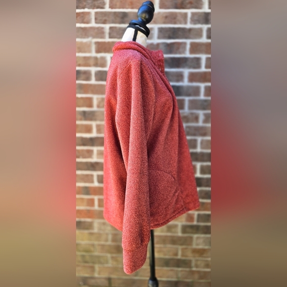 Eddie Bauer Cozy  Red Pullover Sweater - Picture 7 of 11